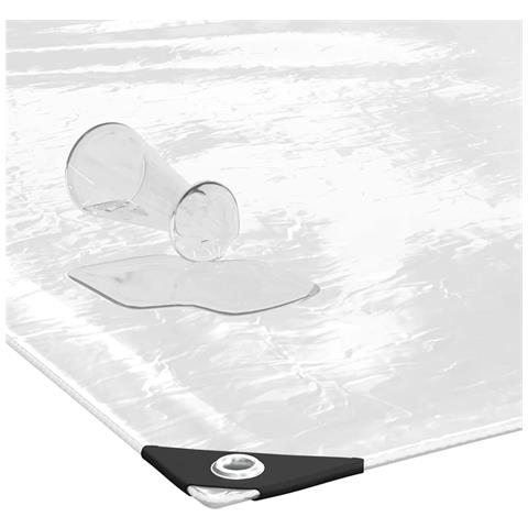 Telone Trasparente con Occhielli 3x3 m in PVC - Foto 10