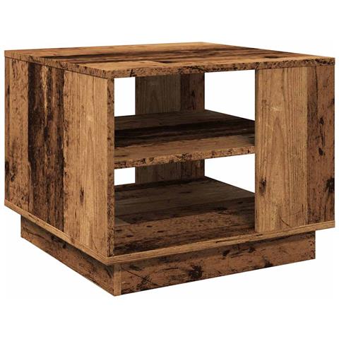 Tavolino Da Salotto Legno Antico 55x55x42 Cm Legno Multistrato - Foto 2