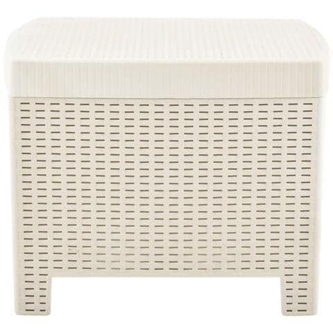 Lusso Casadino -  Set Salotto Da Giardino 3 Pz In Plastica Bianco - Foto 8