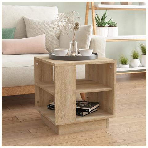 Lusso Casadino - Tavolino Da Salotto Rovere Sonoma 40x40x43 Cm Legno Multistrato - Foto 7