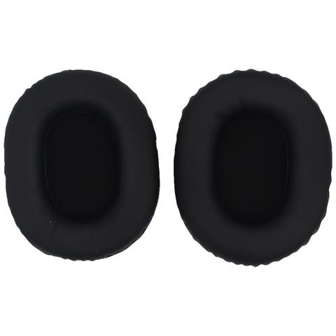 Cuscinetti Auricolari Ovali Premium 100x80mm - Pelle Proteica, Neri (confezione Da 2) - Foto 2