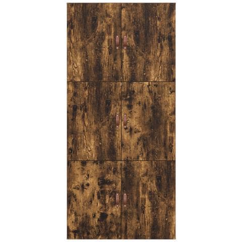 Struttura letto con contenitore Rovere fumé 80 x 200 cm - Foto 9
