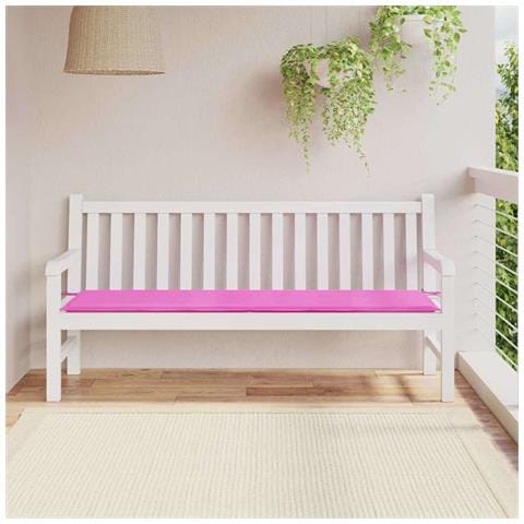 Cuscino per Panchina da Giardino Rosa 180 x 50 x 4 cm - Foto 2