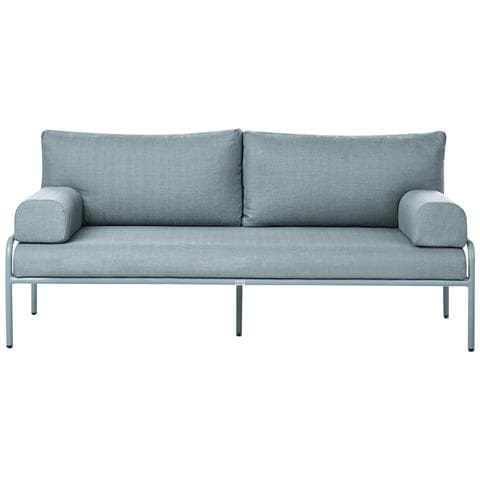 Divano Da Giardino 2 Posti Solofra Metallo Verde Menta - Foto 2