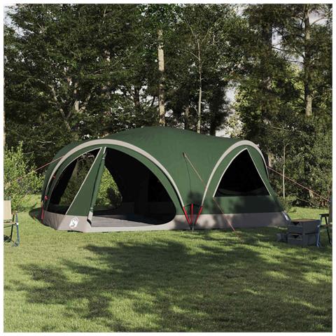 Tenda Familiare con tetto Verde e Grigio 460 x 430 x 214 cm - Foto 2