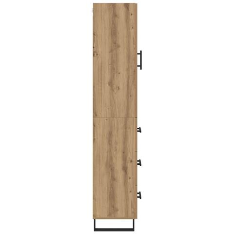 Credenza con cassetto Rovere artigianale 34,5 x 34 x 180 cm - Foto 9