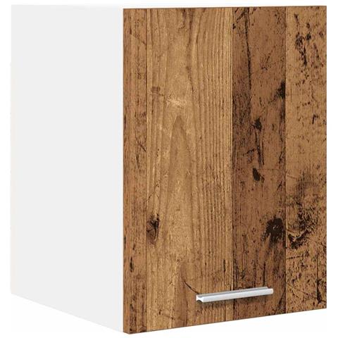 Armadio pensile Riga Legno Antico e Bianco 30 x 31 x 40 cm - Foto 1