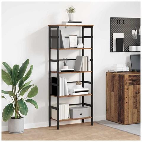 Libreria Legno vecchio 60 x 29,5 x 149 cm Legno multistrato - Foto 2