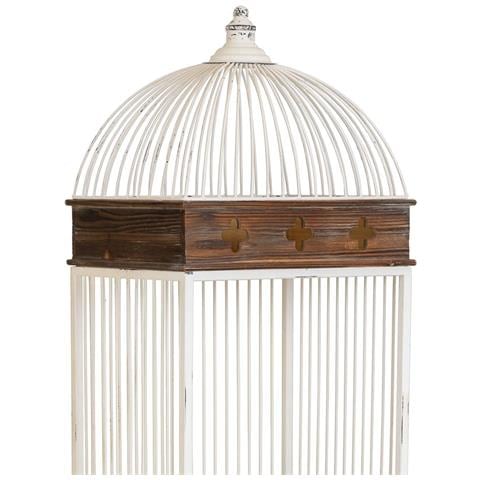 Scaffale, Legno Bianco E Metallo, 3 Ripiani, 1 Cassetto 41x31x172h Cm - Foto 8