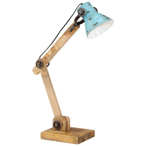 Lampada da Scrivania 25 W Blu Anticato 23x18x96 cm E27 - Foto 2