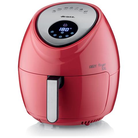 4618 Airy Fryer XXL - Friggitrice ad Aria - Frigge 2,5 kg di Patatine Fritte - 7 Litri - Cottura Senza Olio e Grassi - 1800 Watt - Rosso - Foto 1