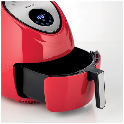 4618 Airy Fryer XXL - Friggitrice ad Aria - Frigge 2,5 kg di Patatine Fritte - 7 Litri - Cottura Senza Olio e Grassi - 1800 Watt - Rosso - Foto 10