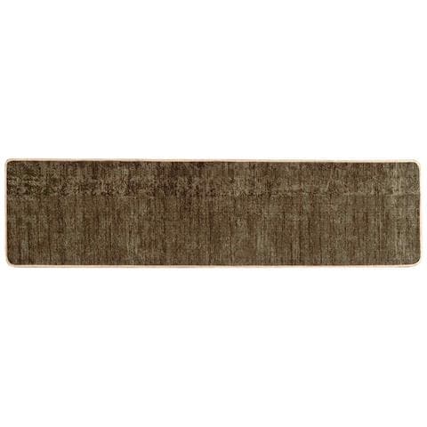 Runner Tappeto MARSA Verde Foresta 300 x 50 cm Poliestere e PVC - Foto 1