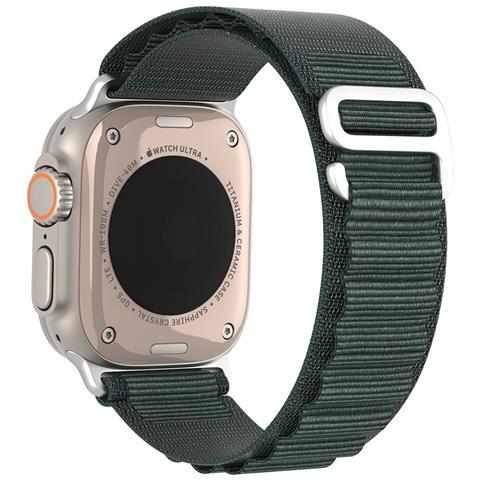 Cinturino Orologio per Apple Watch - Poliestere, Verde - Foto 1
