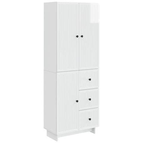 Set di armadi 2 pcs 66 x 34,5 x 90 cm Legno ingegnerizzato - Foto 1