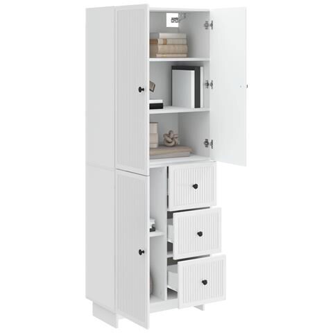 Set di armadi 2 pcs 66 x 34,5 x 90 cm Legno ingegnerizzato - Foto 2