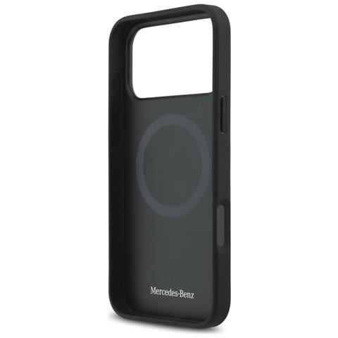 Custodia Per Iphone 17 Pro Max In Pelle Nera Mercedes - Foto 1