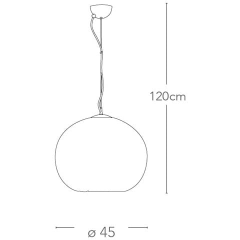 I-ASTRA / S45 - Lampadario sospeso cromato sferico con cristalli 60 watt E27 - Foto 11