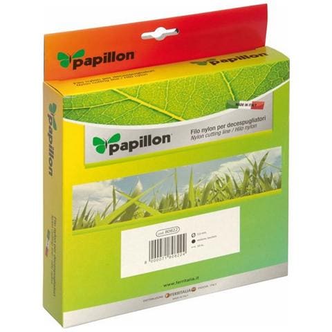 Filo nylon per decespugliatore 10 mt Ø : 2,4 mm Profilo: Quadro Papillon - Foto 1