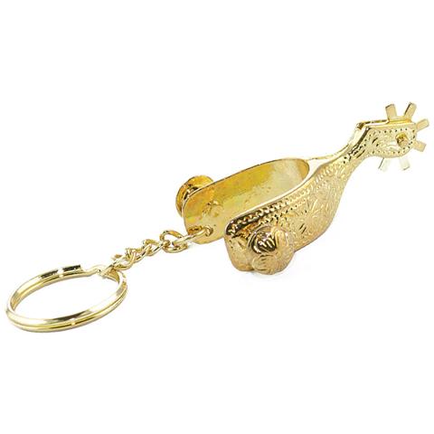 Portachiavi a sperone western cromato colore dorato oppure nero misura unica - Foto 2