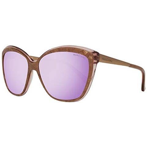Guess By Marciano Sonnenbrille Gm0738 74Z 59 Occhiali da Sole, Marrone (Brown), 59.0 Donna - Foto 2