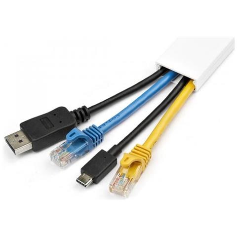 Canalina Di Cablaggio Cavi Adesiva Da 1m 32x11mm - Foto 2