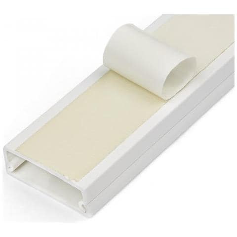 Canalina Di Cablaggio Cavi Adesiva Da 1m 32x11mm - Foto 3