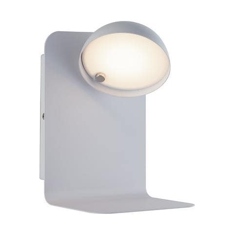 Lampada Da Lettura Da Parete A Led Integrata Orientabile Con Usb, Bianca, 4000k - Foto 1