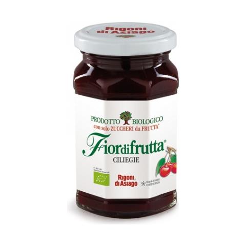 Rigoni Di Asiago Fiordifrutta Bio Ciliege Marmellata In Vasetto Da 250 Grammi - Foto 1