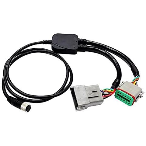 Cavo A Y Per Collegamento Eci-100 Ai Motori Caterpillar 12 Pin, Nero - Foto 1