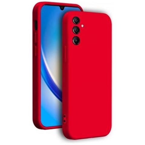 Cover Silicone Per Samsung A54 5g Con Cordino Da Polso Abbinato, Rosso - Foto 1