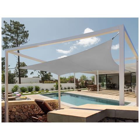 Tenda Da Sole Da Esterno Grigio 300 X 300 Cm Lukka - Foto 1