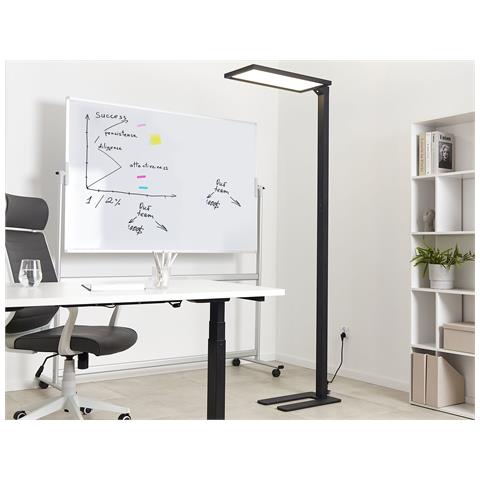 Lampada Da Pavimento Led Metallo Nero 196 Cm Orion - Foto 1