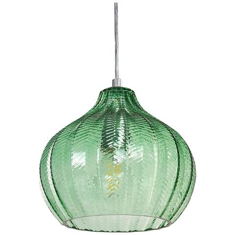Lampadario Keila Vetro Verde - Foto 2