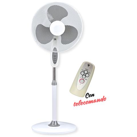 Ventilatore A Colonna Piantana 40 Cm Diametro Su Base Anticaduta Con Telecomando E Timer Di Spegnimento - Foto 1
