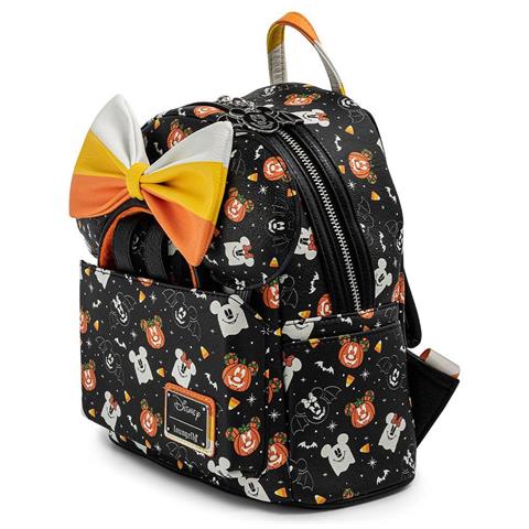 Loungefly Disney Topolino E Minnie Halloween Zaino + Fascia Per Capelli 27 Cm - Foto 5