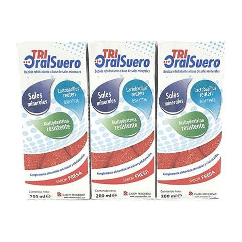 Trioralsuero Fresa Pack 3 Brick X 200ml - Foto 1