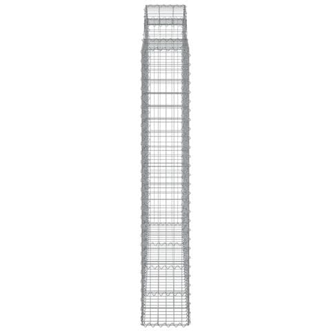 Cesti Gabbioni ad Arco 8 pz 200x30x180/200 cm Ferro Zincato - Foto 6