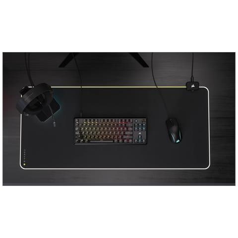 K70 CORE TKL tastiera Gaming USB QWERTZ Tedesco Nero - Foto 2