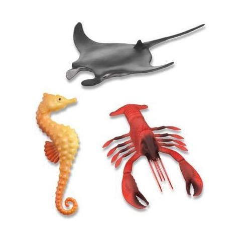 Cartone 6 Set Tropical 3 Animali Marini Da Bagnetto 21 Cm - Foto 1