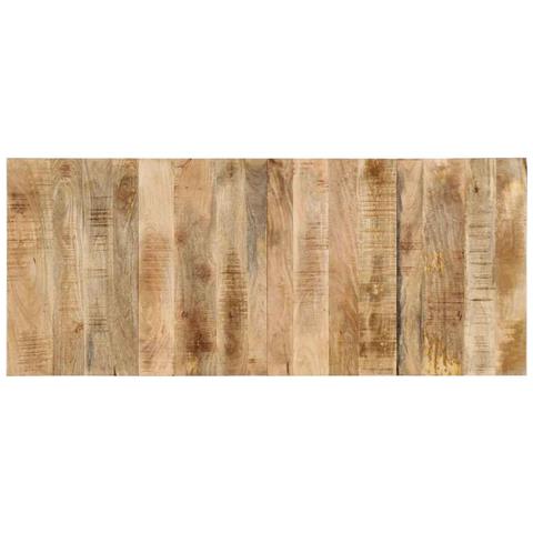 Testiera 200 Cm In Legno Massello Di Mango Grezzo - Foto 1
