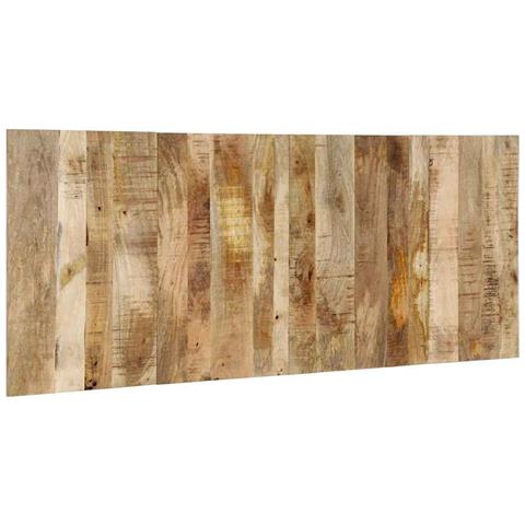 Testiera 200 Cm In Legno Massello Di Mango Grezzo - Foto 3