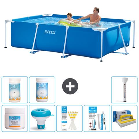 Piscina Fuori Terra - Rettangolo - 260x160x65 Cm - Blu - Include Accessori Coordinati - Foto 1