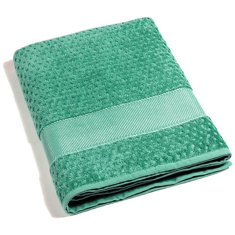 Telo Bagno Spugnissima Sirena In Cotone Colore Turchese Misura Standard - Foto 2