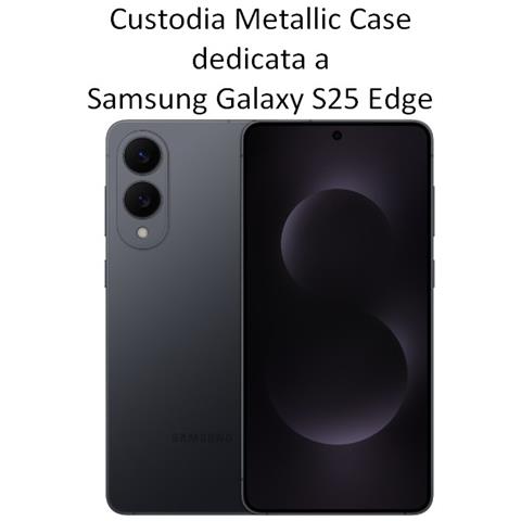 Custodia Tpu Silicone Cover Case Per Samsung Galaxy S25 Edge Grey - Foto 2