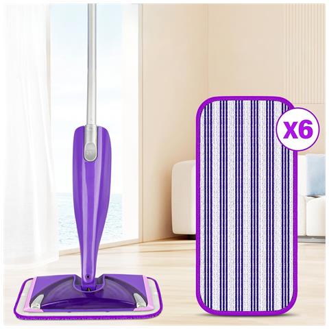 Panno Di Ricambio Per Swiffer Wetjet Mop Piatto In Microfibra 6 Pz - Foto 5