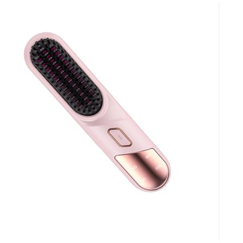 Spazzola Lisciante Portatile Senza Fili Con Tecnologia Ionica Pink - Foto 3