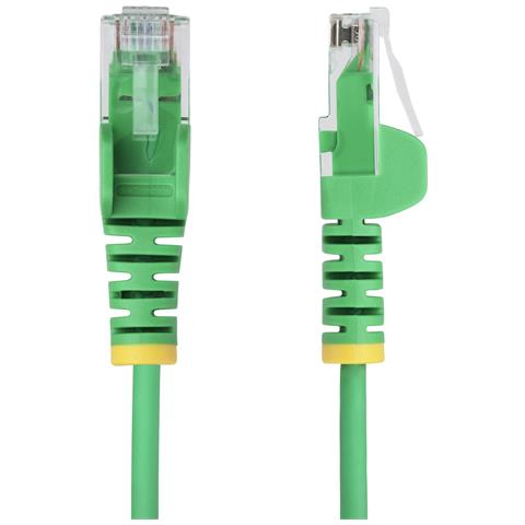 Cavo Ethernet CAT6 Verde da 2m; Patch UTP con Plug RJ45 Antigroviglio e Rilievi di Trazione, Cavo Lan Slim in Rame Puro 28AWG, Sottoposto a test Fluke - Foto 2