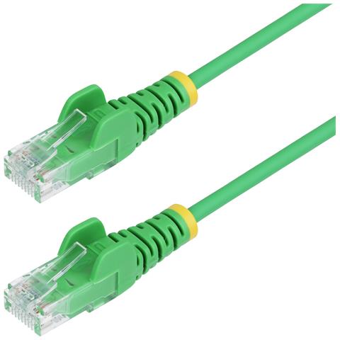 Cavo Ethernet CAT6 Verde da 2m; Patch UTP con Plug RJ45 Antigroviglio e Rilievi di Trazione, Cavo Lan Slim in Rame Puro 28AWG, Sottoposto a test Fluke - Foto 1