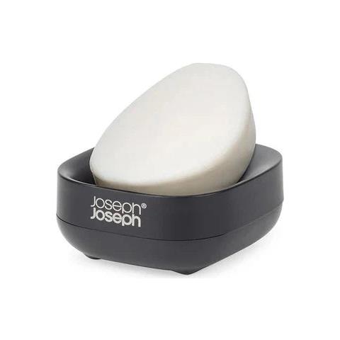 Portasapone Compatto Slim Finitura Opaca Nera Design Efficiente Per Saponetta Base Antiscivolo Facile Da Pulire Ideale Per Bagno - Foto 1